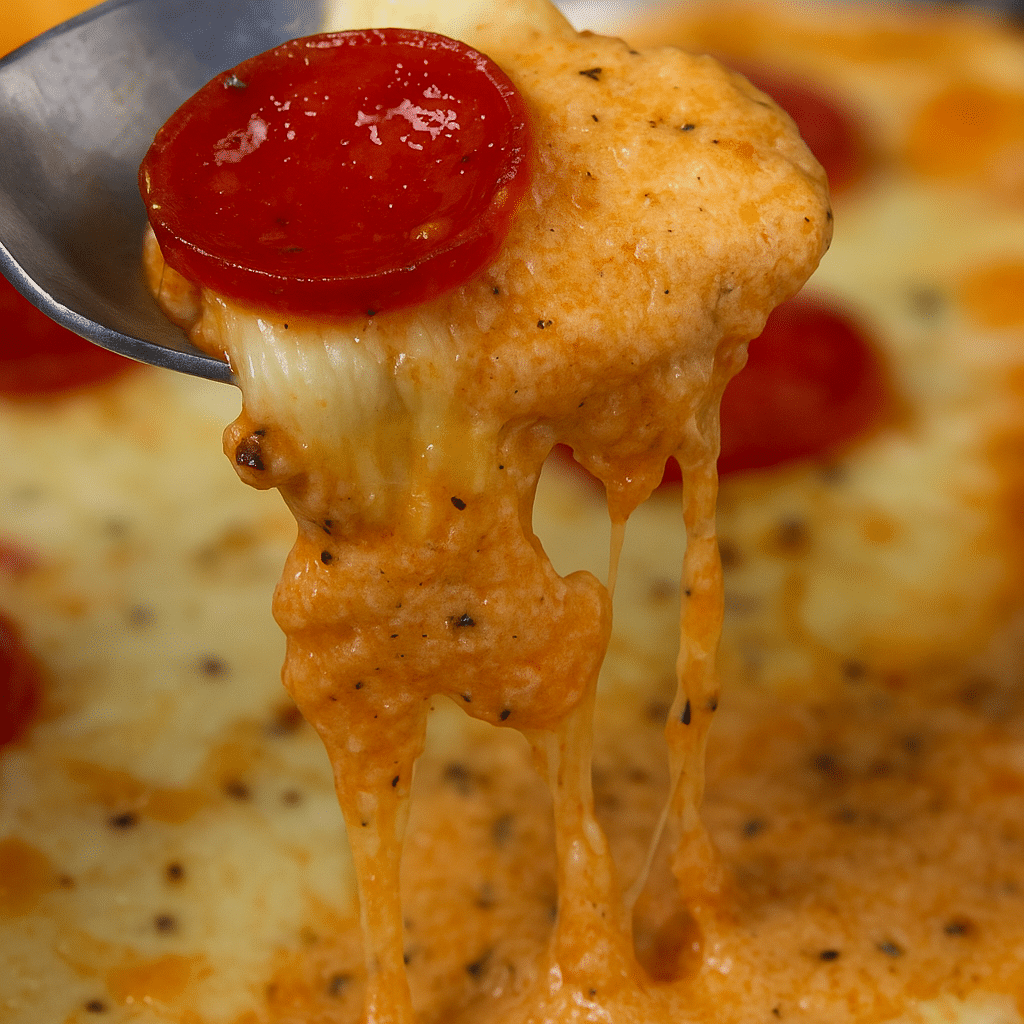 cottage cheese pizza bowl
