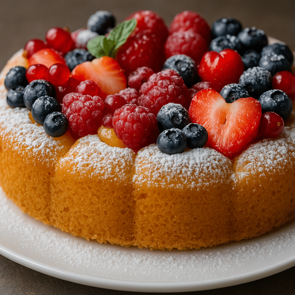 Fruit and Ricotta Cake