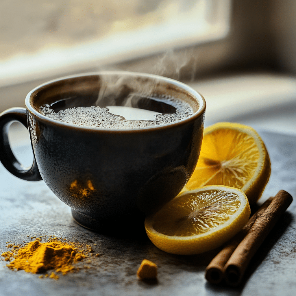 Coffee Loophole Recipe with lemon and cinnamon for weight loss