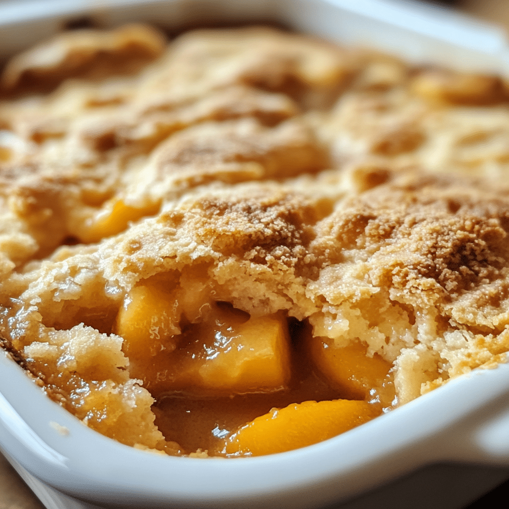 easy peach cobbler recipe