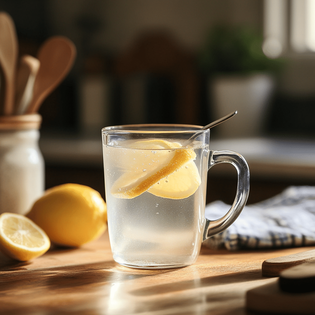Lemon Ginger Ferment in Tea