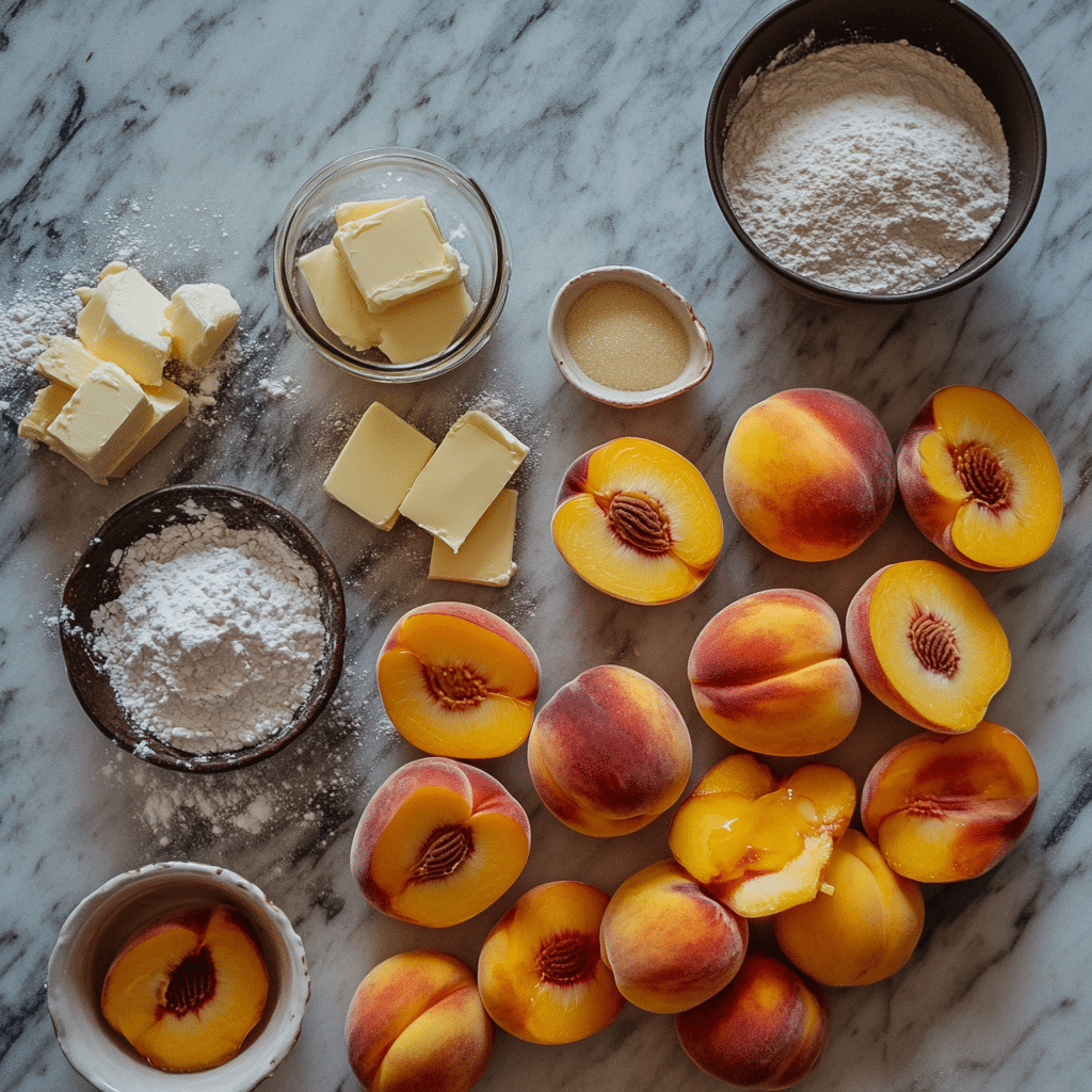 peach cobbler ingredients easy recipe