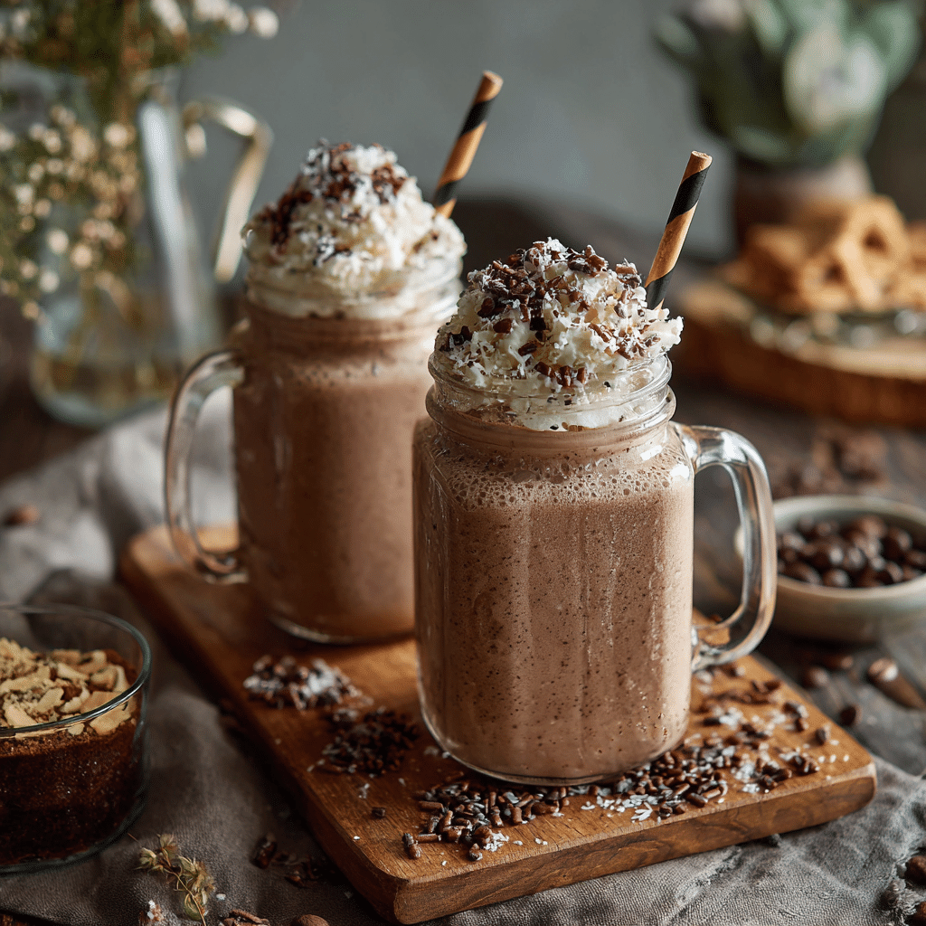 Serving Tropical Smoothie Mocha Madness Recipe